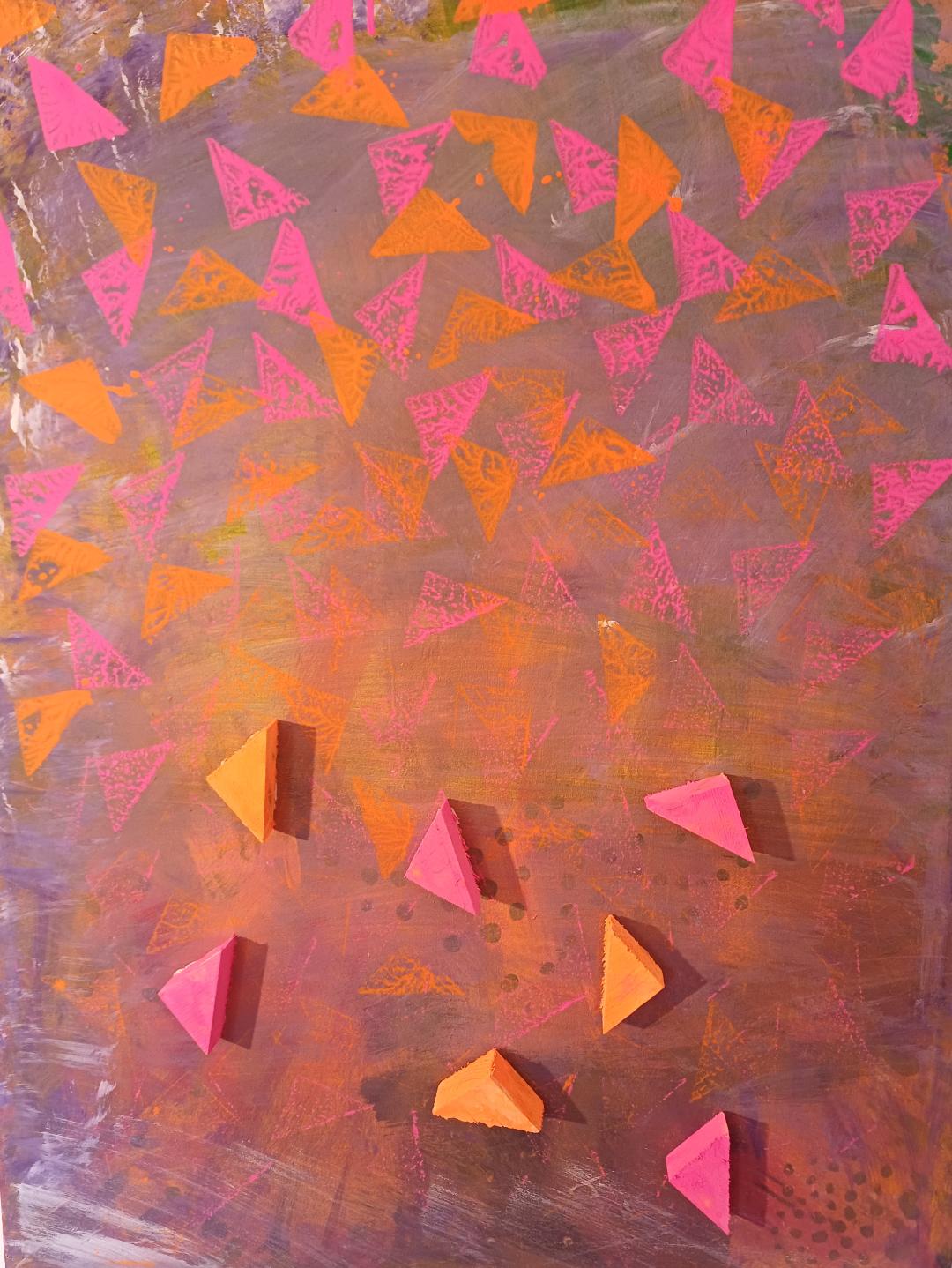 Magnolie auf Leinwand mit Öl