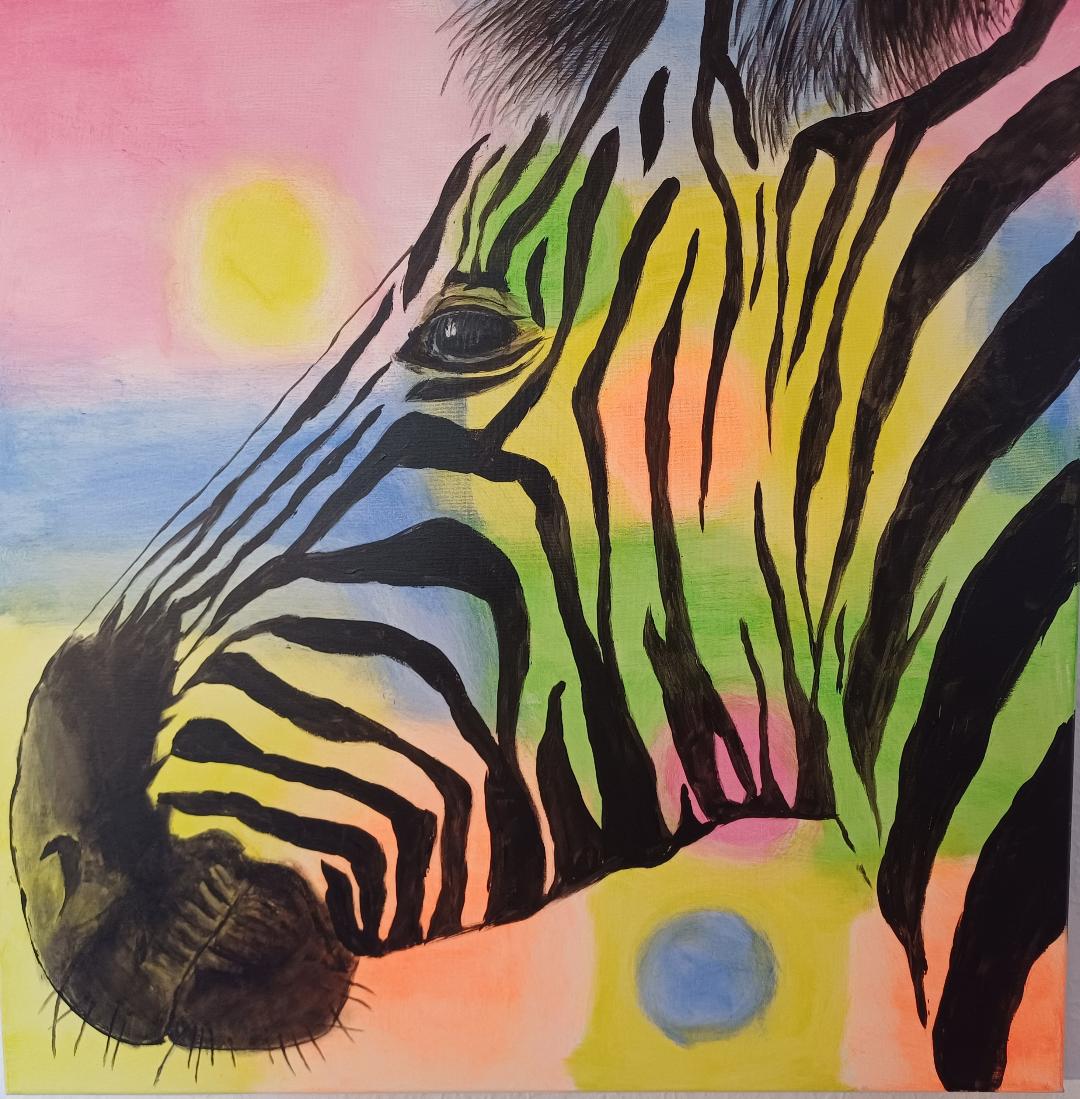 Magnolie auf Leinwand mit Öl