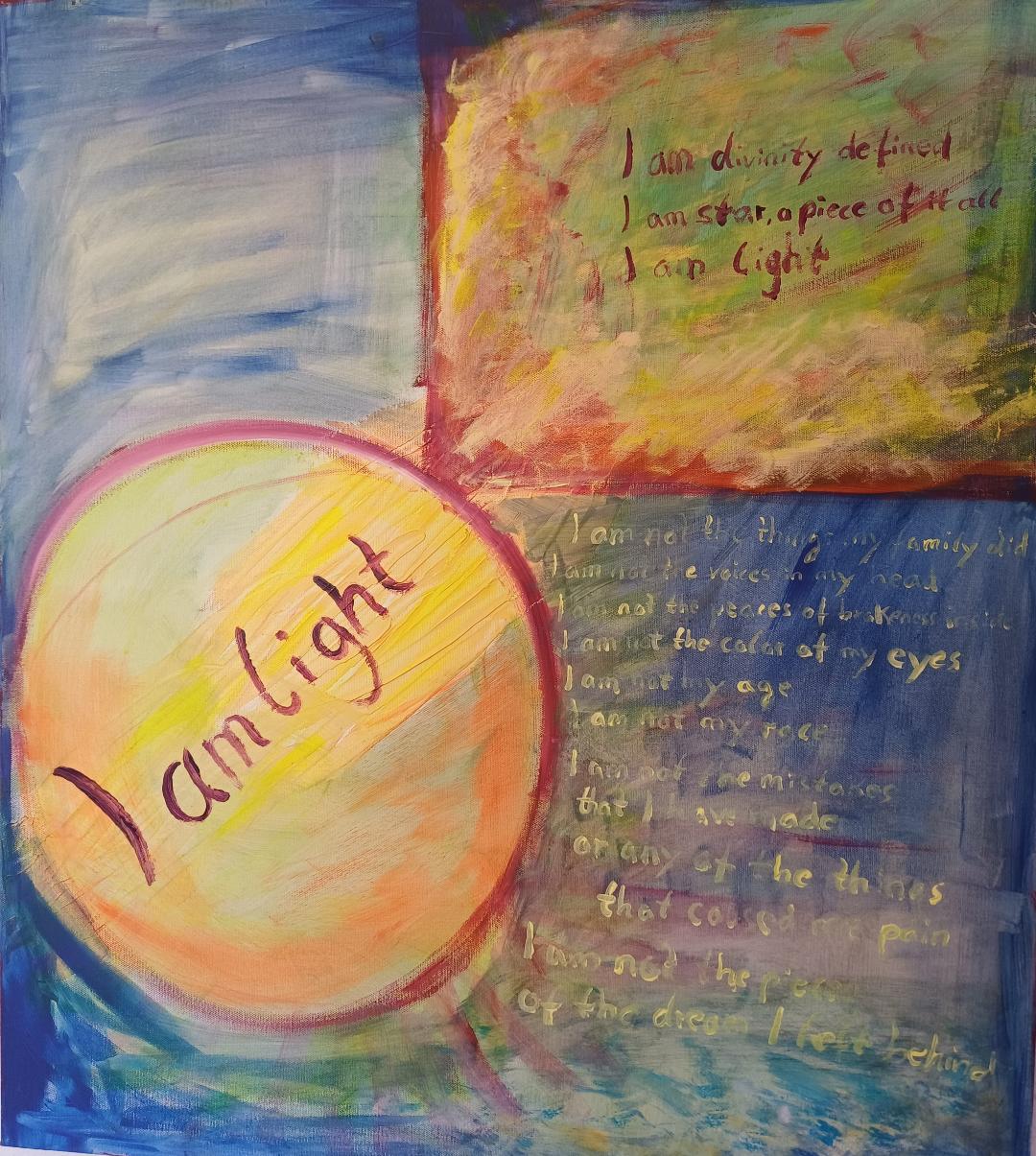 Magnolie auf Leinwand mit Öl